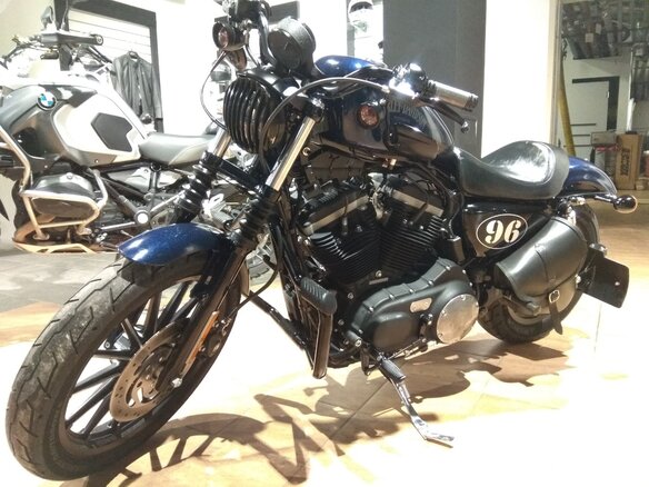 2012 Harley-Davidson Sportster 883, синий