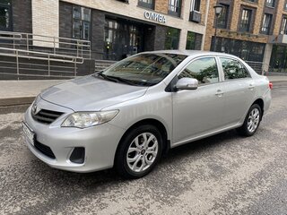 2013 Toyota Corolla X (E140, E150) Рестайлинг, серый, 1490000 рублей, вид 2