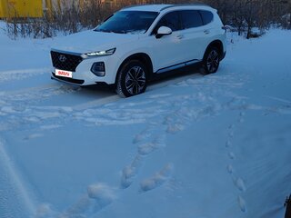 2019 Hyundai Santa Fe IV, белый, 2990000 рублей, вид 4