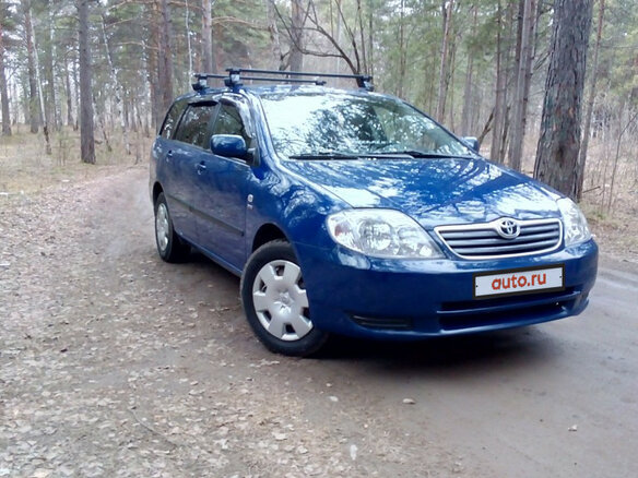 2004 Toyota Corolla IX (E120, E130), синий - вид 1