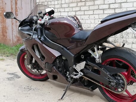 2006 Kawasaki ZX-6 Ninja, коричневый, 385278 рублей, вид 1