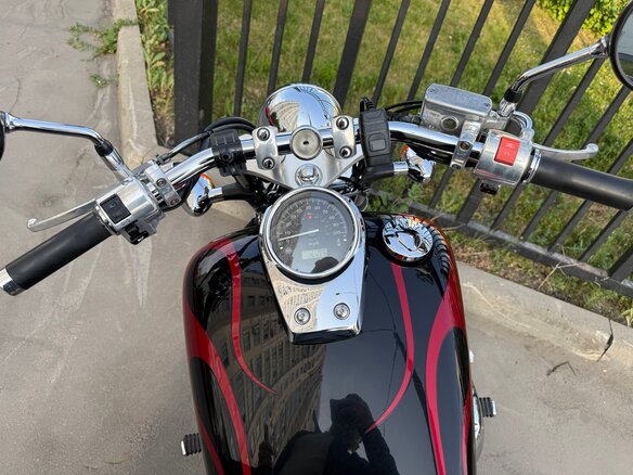 2004 Honda Shadow 750, чёрный, 410000 рублей - вид 1