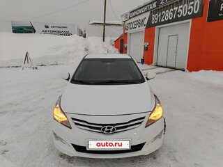 2016 Hyundai Solaris I Рестайлинг, белый, 1195000 рублей, вид 3