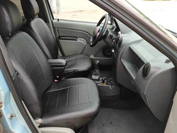2008 Renault Logan I, зелёный, 333000 рублей - вид 6