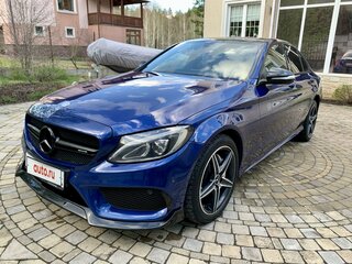2014 Mercedes-Benz C-Класс 180 IV (W205), синий, 2700000 рублей, вид 1