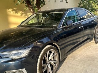 2018 Audi A6 55 TFSI V (C8), синий, 4700000 рублей, вид 2