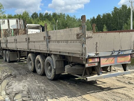 1999 МАЗ Полуприцеп бортовой, синий, 600000 рублей, вид 2