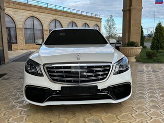 2015 Mercedes-Benz S-Класс 400 Long VI (W222, C217), белый, 3700000 рублей, вид 1