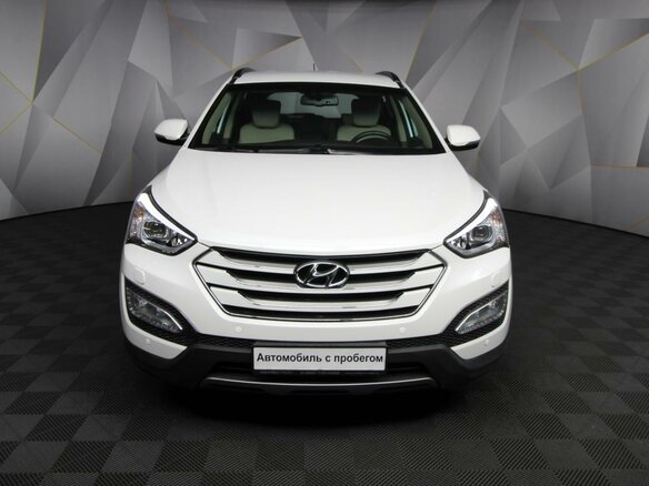 2014 Hyundai Santa Fe III, белый - вид 4
