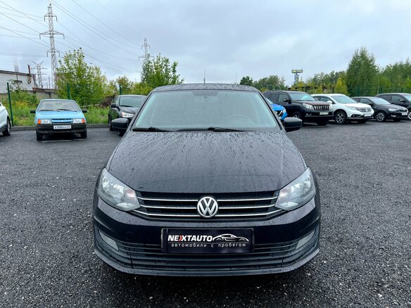 2017 Volkswagen Polo V Рестайлинг, чёрный, 1055900 рублей - вид 7