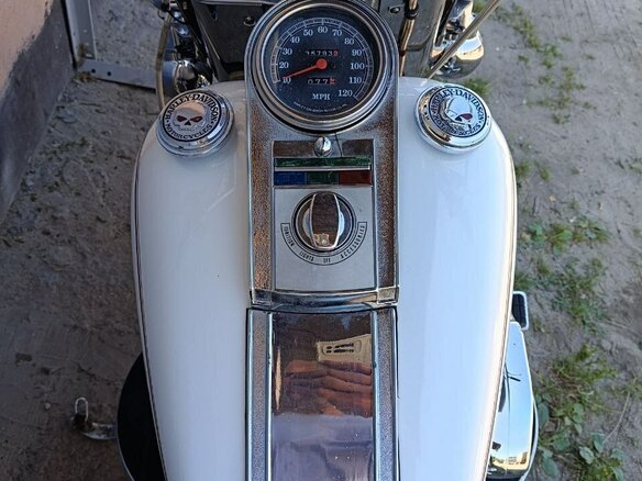 1995 Harley-Davidson Heritage, белый, 850000 рублей - вид 12