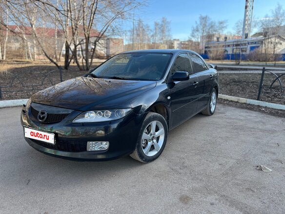 2006 Mazda 6 I (GG) Рестайлинг, чёрный, 800000 рублей