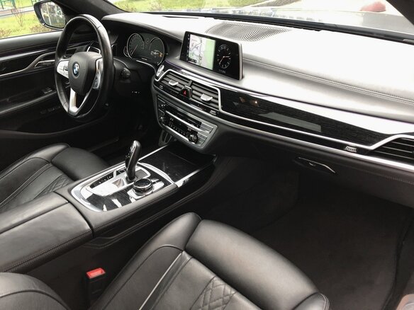 2016 BMW 7 серии 740d xDrive VI (G11/G12), серый - вид 12