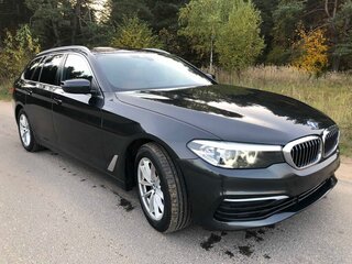 2017 BMW 5 серии 520d VII (G30/G31/G38), чёрный, 2691483 рублей, вид 2