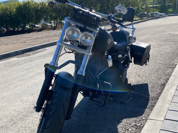 2008 Harley-Davidson Fat Bob, чёрный, 790000 рублей - вид 5