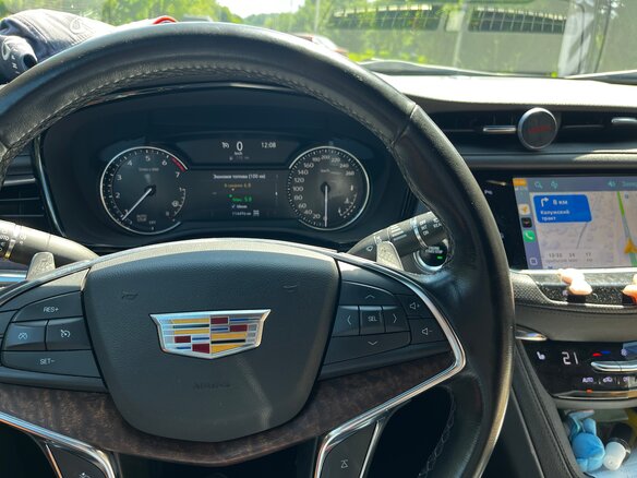 2021 Cadillac XT5 I Рестайлинг, красный, 3350000 рублей - вид 9