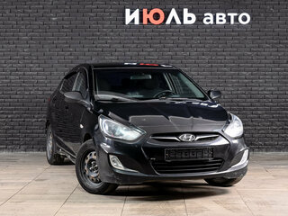 2012 Hyundai Solaris I, чёрный, 530000 рублей, вид 2