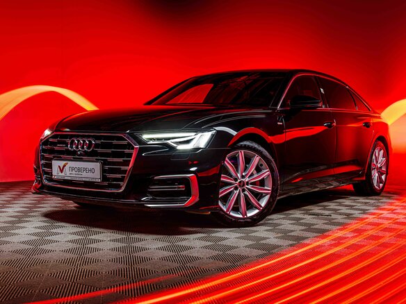 2024 Audi A6 45 TFSI Long V (C8) Рестайлинг, чёрный