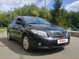2008 Toyota Corolla X (E140, E150), чёрный, 727333 рублей, вид 3