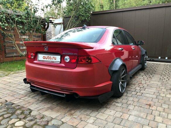 2007 Honda Accord Type-S Type S VII Рестайлинг, красный, 830000 рублей - вид 2
