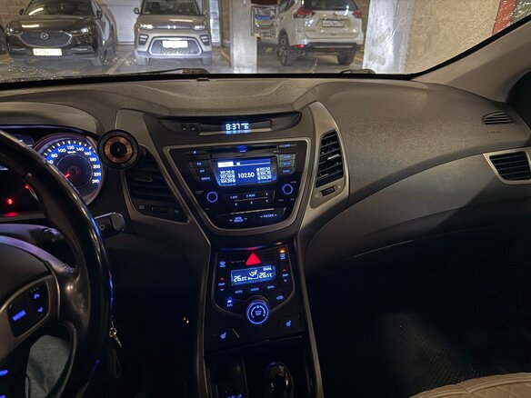 2014 Hyundai Elantra V (MD) Рестайлинг, бежевый, 980000 рублей - вид 11