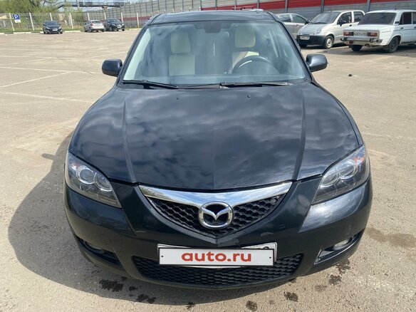 2007 Mazda 3 I (BK) Рестайлинг, чёрный, 520000 рублей