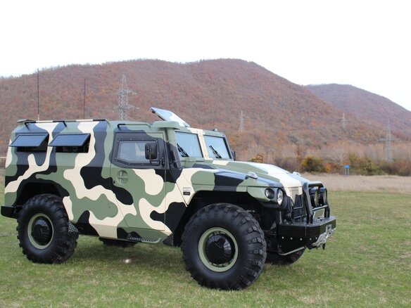 2007 ГАЗ 2330 «Тигр» 233001, зелёный - вид 6