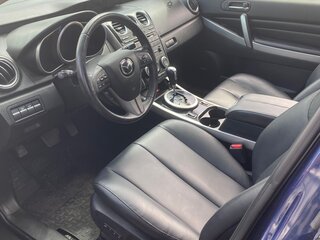 2010 Mazda CX-7 I Рестайлинг, синий, 1280000 рублей, вид 4