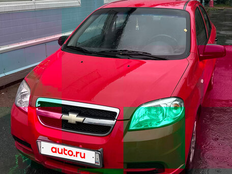 2008 Chevrolet Aveo I, красный, 250000 рублей, вид 1