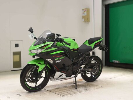 2021 Kawasaki Ninja 400, зелёный, 699000 рублей, вид 4