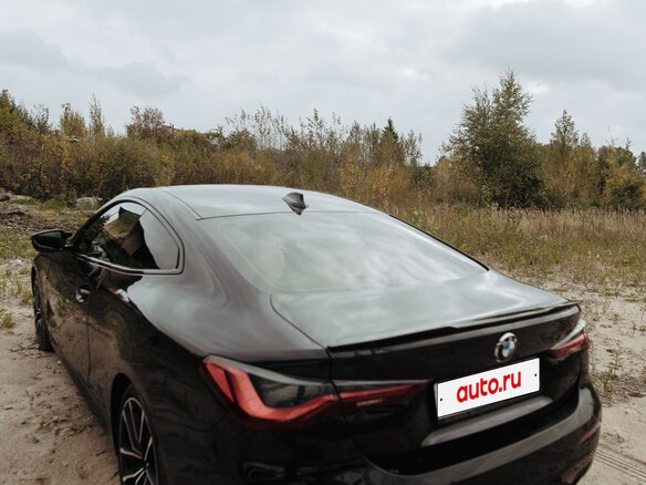 2021 BMW 4 серии 420d xDrive G22, G23, G26, чёрный - вид 20