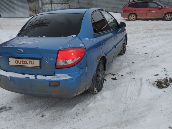 2003 Kia Rio I Рестайлинг, синий, 200000 рублей - вид 3