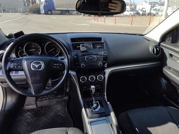 2012 Mazda 6 II (GH) Рестайлинг, белый, 1050000 рублей - вид 7