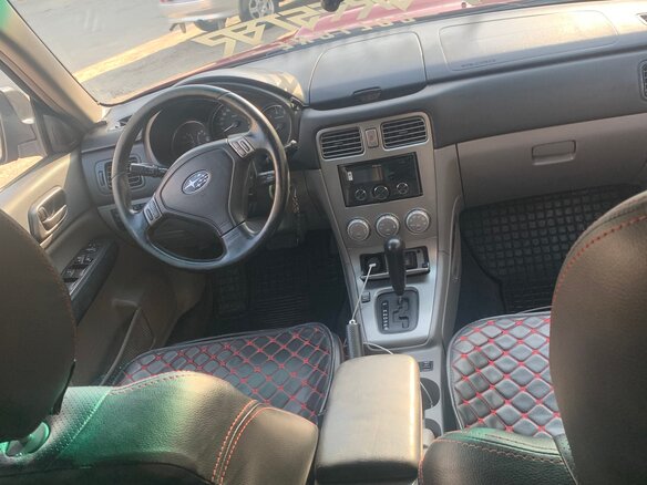 2006 Subaru Forester II Рестайлинг, красный, 700000 рублей - вид 9