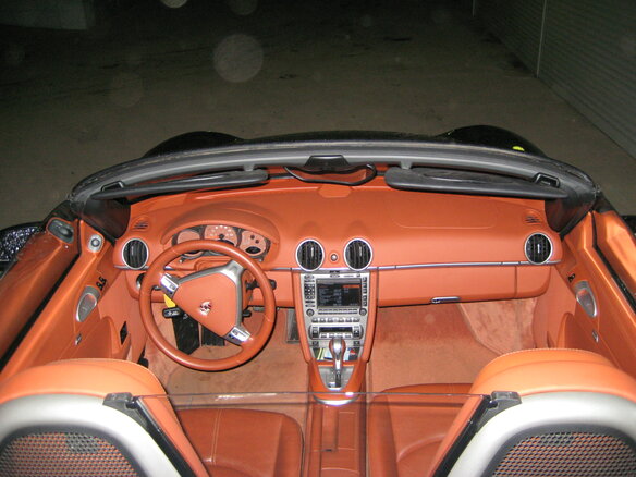 2007 Porsche Boxster S II (987) Рестайлинг 1, чёрный - вид 3
