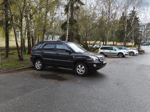 2008 Kia Sportage II, чёрный - вид 8