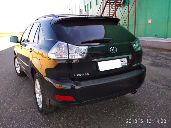2005 Lexus RX 330 II, чёрный - вид 4