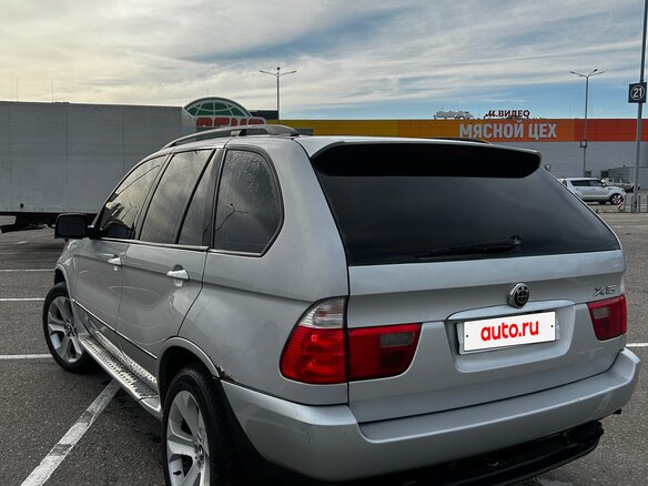 2001 BMW X5 3.0i I (E53), серебристый, 650000 рублей - вид 5
