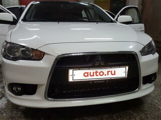 2012 Mitsubishi Lancer X Рестайлинг, белый, 990000 рублей, вид 1