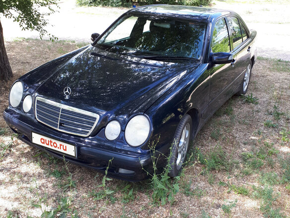 2000 Mercedes-Benz E-Класс 280 II (W210, S210) Рестайлинг, синий, 1150000 рублей
