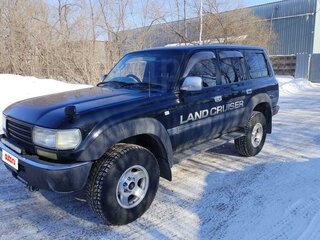 1996 Toyota Land Cruiser 80 Series Рестайлинг, чёрный, 1700000 рублей, вид 1