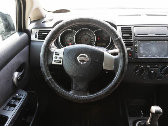 2007 Nissan Tiida I, чёрный, 380000 рублей - вид 15