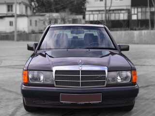 1991 Mercedes-Benz 190 (W201), фиолетовый, 1000000 рублей, вид 2