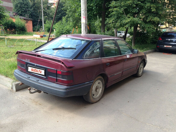 1989 Ford Scorpio I, пурпурный - вид 2