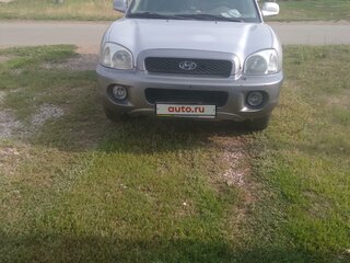 2002 Hyundai Santa Fe I, серебристый, 600000 рублей, вид 3