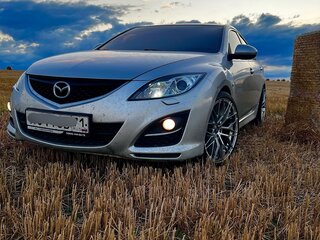 2011 Mazda 6 II (GH) Рестайлинг, серебристый, 1100000 рублей, вид 1