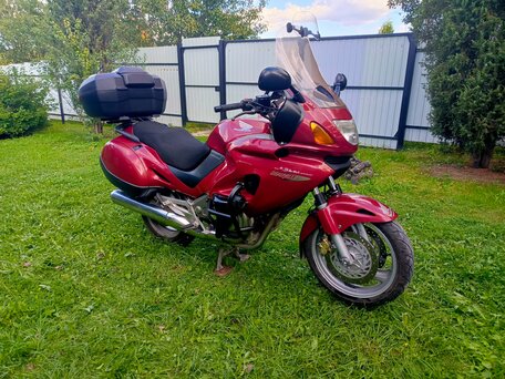 2001 Honda NT650V Deauville, красный, 360000 рублей, вид 3