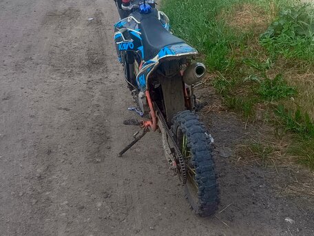 2023 Kayo Basic TT125EM, синий, 79999 рублей, вид 2