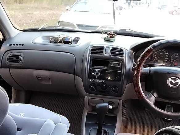 2001 Mazda 323 VI (BJ) Рестайлинг, синий, 380000 рублей - вид 6