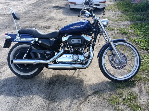 2007 Harley-Davidson Sportster 1200, синий, 635000 рублей - вид 11